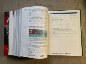 Holt McDougal Larson Algebra 1 & 2 代数教材两本合售 【英文版，精装大16开】馆藏书，裸书4.6公斤重