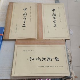 中国文学史1 2 3 三本合售（书脊破损）