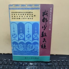 成都少数民族：成都文史资料第三十辑（内页干净无笔记，详细目录参照书影）