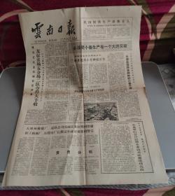 云南日报1978年11月1日