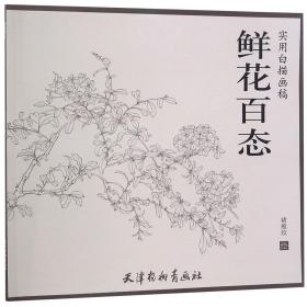 鲜花百态(实用白描画稿) 9787554708460