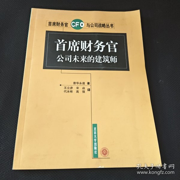 首席财务官公司未来的建筑师——首席财务官与公司战略丛书