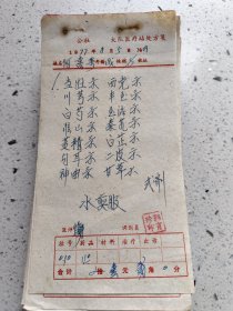 手写中药处方（台当归，川芎，白芍，淮山，黄精，勾耳，神曲，西党，丰玉，玉活，秦艽，白芷，二皮，甘草）
