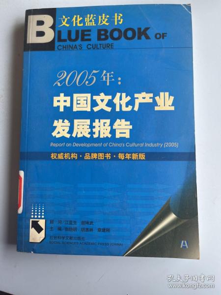 2005年：中国文化产业发展报告