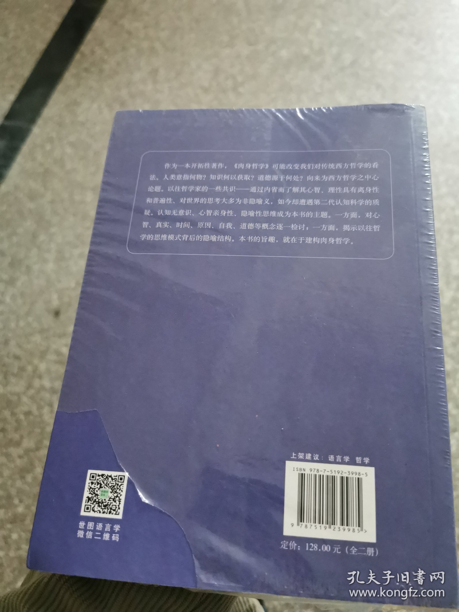 肉身哲学：亲身心智及其向西方思想的挑战（全二册）