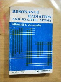 英文版：Resonance Radiation And Excited Atoms共振辐射与受激原子