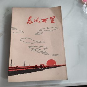 东风万里  红色文学  一版一印，怀旧收藏  私藏美品