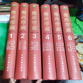 郑州市志（1991-2000）全六册  第1、2、3、4、5、6分册（全6册合售）