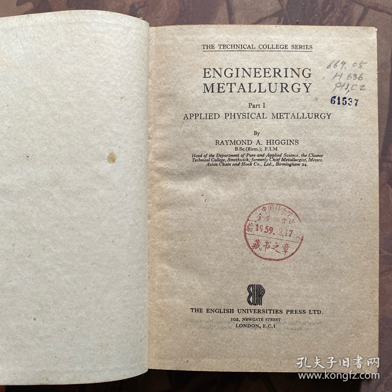 ENGINEERING METALLURGY (part one)冶金工程学