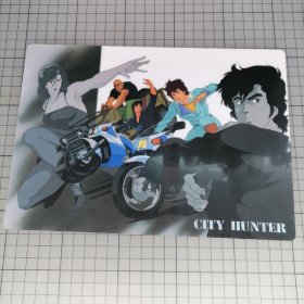 日版 CITY HUNTER シティーハンター  城市猎人 北条司 动漫垫板（冴羽獠/槙村香/海怪(海坊主)/野上冴子 像）