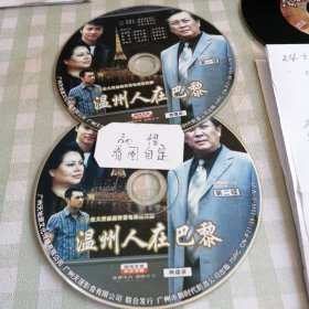 DVD三十集大型商战智慧电视连续剧 温州人在巴黎两碟装。