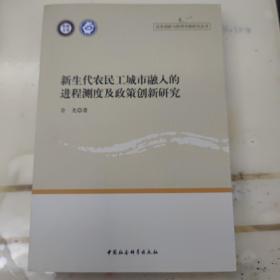 新生代农民工城市融入的进程测度及政策创新研究/改革创新与转型升级研究丛书·党校文库