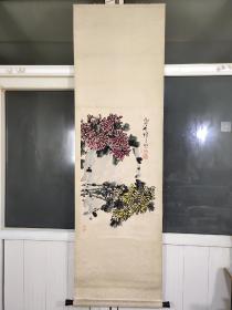 著名画家张平作品，画芯尺寸81X48㎝厘米，保老保真