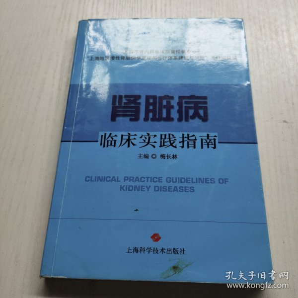 肾脏病临床实践指南 有划线笔记较多