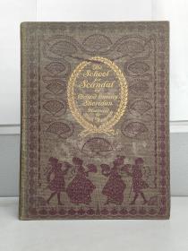 The School for Scandal by Richard Brinsley Sheridan Illustrated by Hugh Thomson .谢立丹喜剧经典《造谣学校》名家休.汤姆生(Hugh Thomson)插图 1911年珍贵1版1印 25枚彩色贴片插图全 大开本 27.3*20.8CM