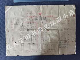 1952年江西省婺源县第一区古坑乡土地回家表土纸红印一大张，打倒地主，农民翻身！土地回老家，合理又合法！团结互助，民主当家！增产节约，支援前线！