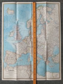 National Geographic国家地理杂志地图系列之1977年5月 Celtic Europe 欧洲地图