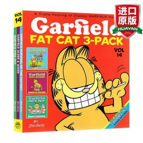 英文原版 Garfield Fat Cat 3-Pack #14 加菲猫漫画3本套装14 英文版 进口英语原版书籍