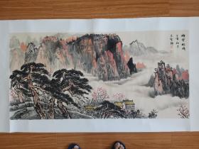 著名山水画家张圣锋精品。
1965年生、山东金乡人
师从蒋采萍、王天胜、李铁生老师
现为文化部现代工笔画院画家
清华大学美术学院画家
中央美术学院李铁生工作室画家
北京国风堂国展创作中心导师
中国美术家协会会员
作品多次在中国美协举办的展览中获奖入展
作品曾在中国美术馆、国家画院等展出 。
还有多幅张圣锋生先多幅精品作品待售1八五8一0二七881。
作品保真，假一赔三。