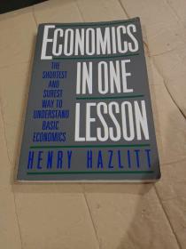 Economics in One Lesson：The Shortest and Surest Way to Understand Basic Economics