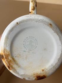 搪瓷杯,金泽五金拉手厂。丰收牌