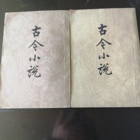 古今小说上下册，竖排版