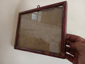 老相框 背内框20.5×15.5 薄底板可带玻璃不保破损 图五瑕疵小残缺