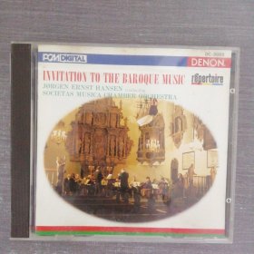 595光盘CD：IN VITATION TO THE BAROQUE MUSIC 一张光盘盒装