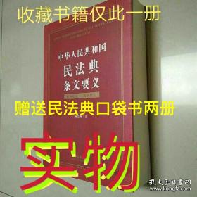 中国 民法典 条文要义 杨立新 赠送民法典口袋书两册