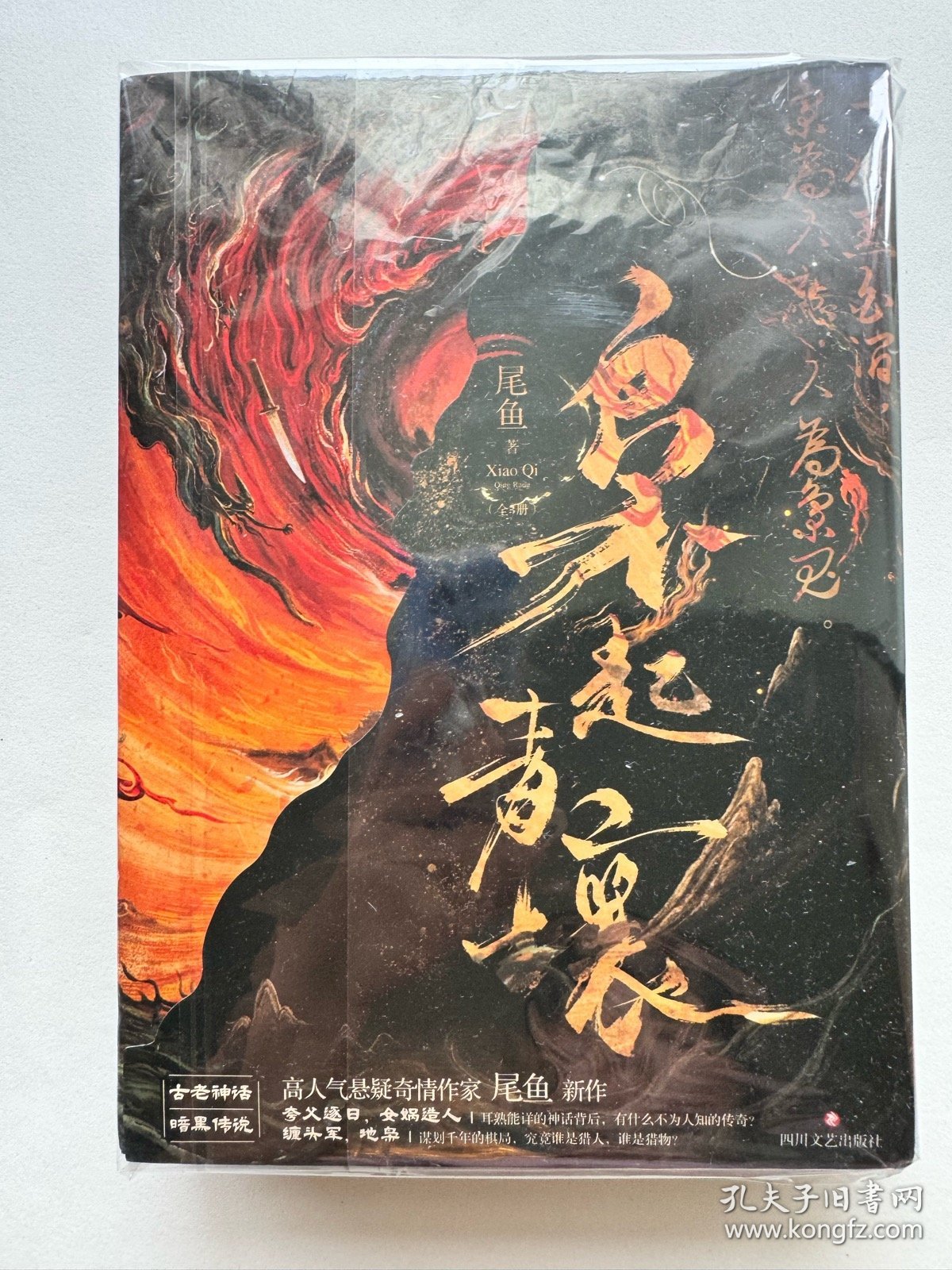 枭起青壤签绘 尾鱼签名 正版藏书