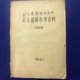 针灸图解参考资料 网上仅此一本 1954最早版本