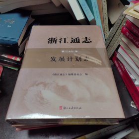 浙江通志 （第二十九卷） 发展计划志