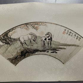 戈湘岚（1904—1964）原名绍苓，又名荃，别署赏神骏斋主、东亭居士，东台安丰人，定居沪上。戈公振之弟。1920年上海美专肄业。中国民主同盟盟员，中国美术家协会及上海分会会员，兼任上海中国画院画师。