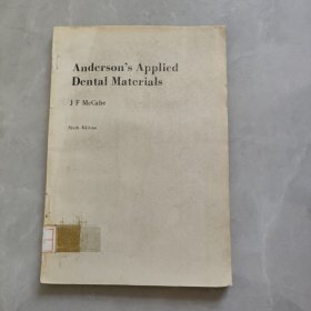 Anderson's Applied Dental Materials Anderson应用牙科材料