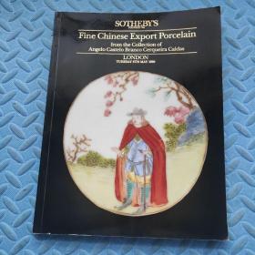 Fine Chinese Export Porcelain from the Collection Angelo Castelo 伦敦苏富比1990年5月拍卖图录