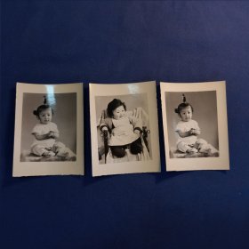 三张女娃娃照片