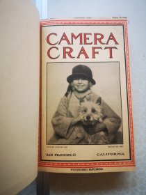 外文原版摄影史料 cameracraft 摄影船 1926年合订本一册 6册合订 品算好