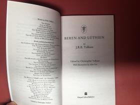 一印2022新书贝伦与卢西恩英版小黑书黑平装系列Bergen And Luthien J.R.R.Tolkien Paperback