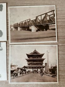 民国日本印刷《明朗华北、万里长城》系列照片9枚