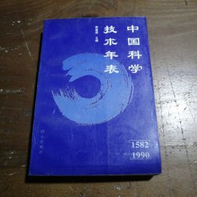 中国科学技术年表(1582～1990)郭建荣 主编同心出版社