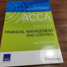 Acca financial management and control, Revision series2004