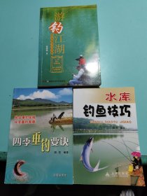 游钓江湖：钓鱼细节全掌握，四季垂钓要诀，水库钓鱼技巧，三本合售