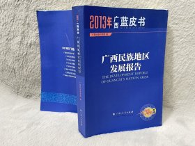 广西民族地区发展报告 2013年广西蓝皮书
