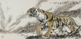彭开天《欲晓》国画