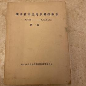 湖北省冶金地质勘察队志【1966年—1985】