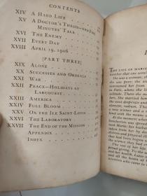 MADAME CURIE (A BIOGRAPHY BY EVE CURIE) <居里夫人传记> 1946年出版 三面刷红