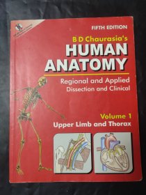 Volume 1 :B D Chaurasia`s Human Anatomy【查拉西亚人体解刨学】无光盘