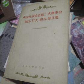 中国作家协会第二次理事会会议扩大报告发言集