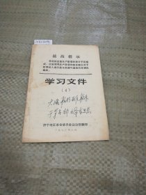 学习文件1970年（4）（有字迹划见图）