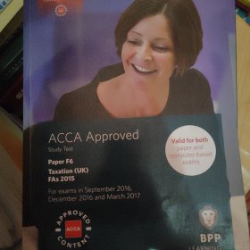 ACCA Approved Study Text Paper F6 Taxation (UK) FA2015